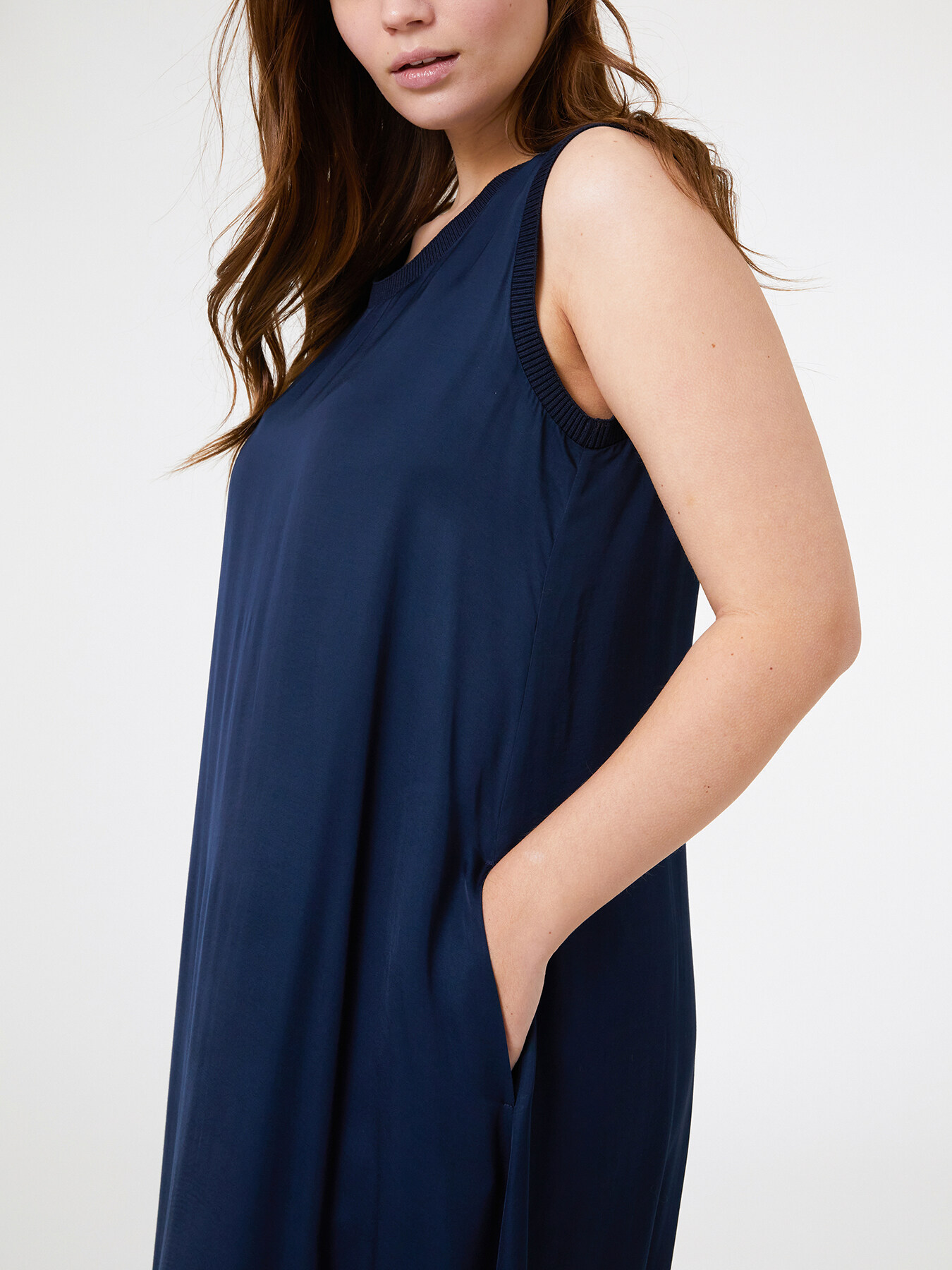 Vestido comprido de evas&eacute; image number 3