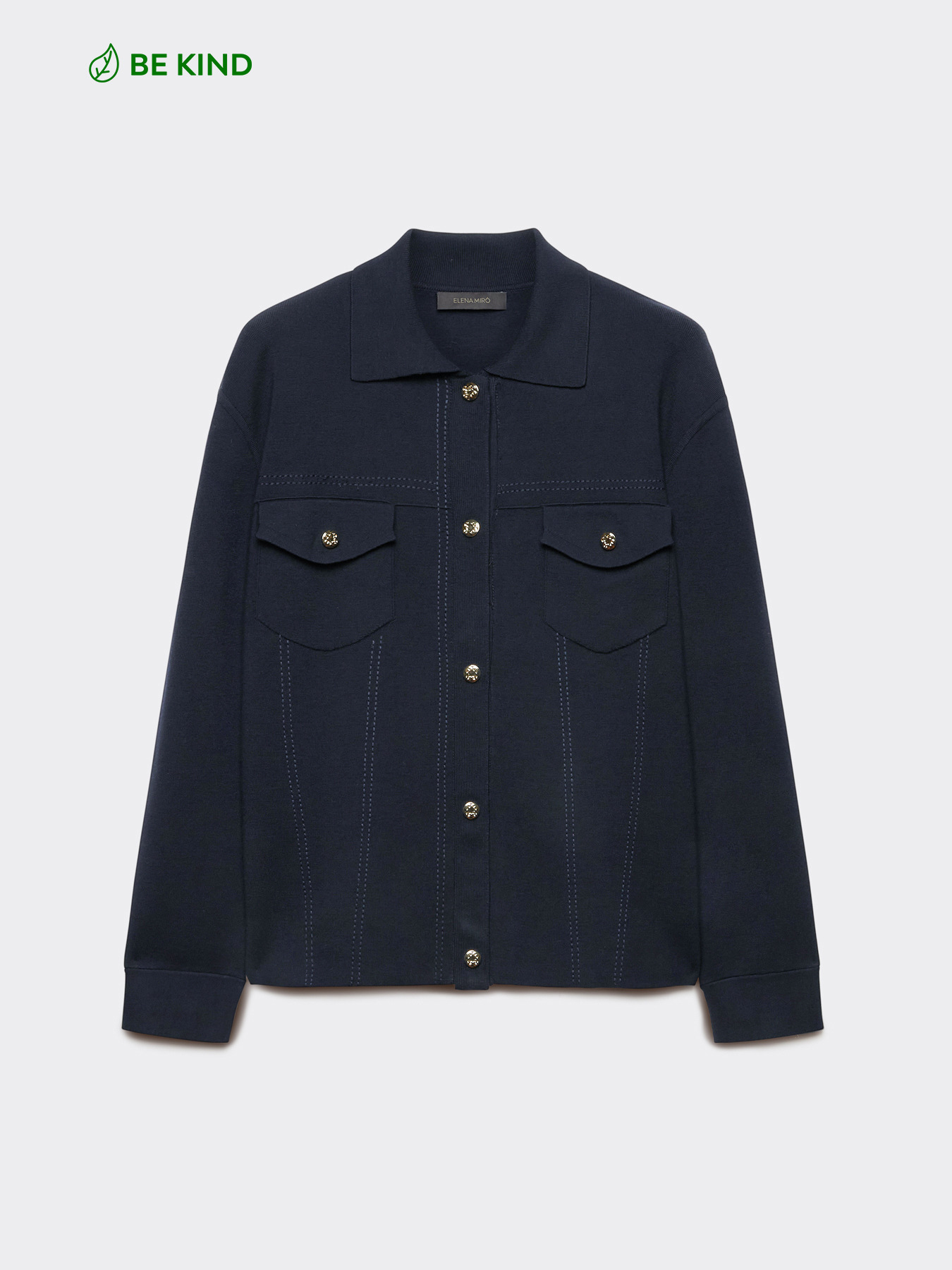 Cardig&atilde; com bot&otilde;es de viscose LENZING&trade; ECOVERO&trade; image number 4