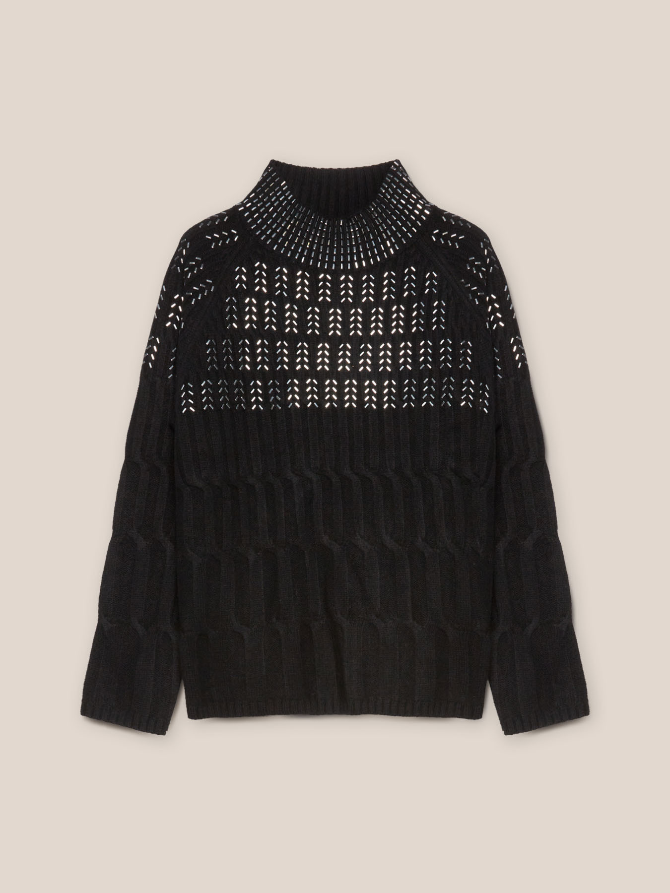 Camisola de lã sustentável com aplicações image number 4