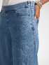 Jeans mit Blumenmuster und weitem Bein, "Wanda" image number 3