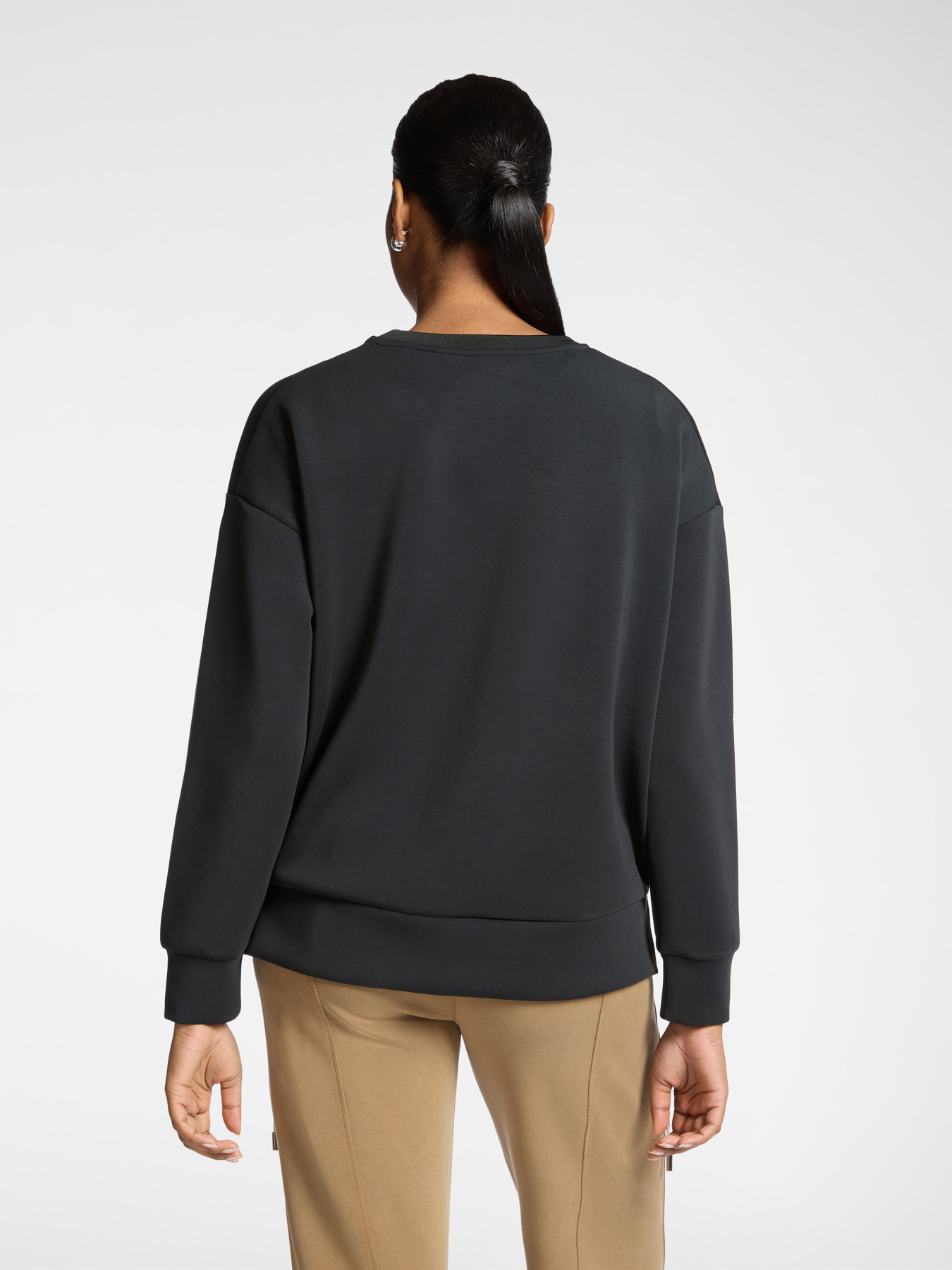 Sweatshirt aus Scuba mit Monogramm-Logo image number 1