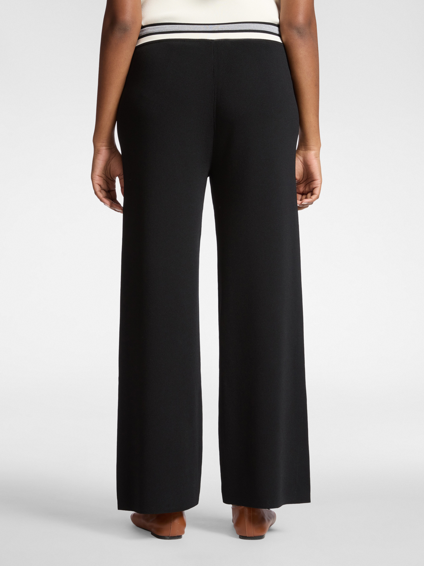 Viscose blend palazzo pants image number 1