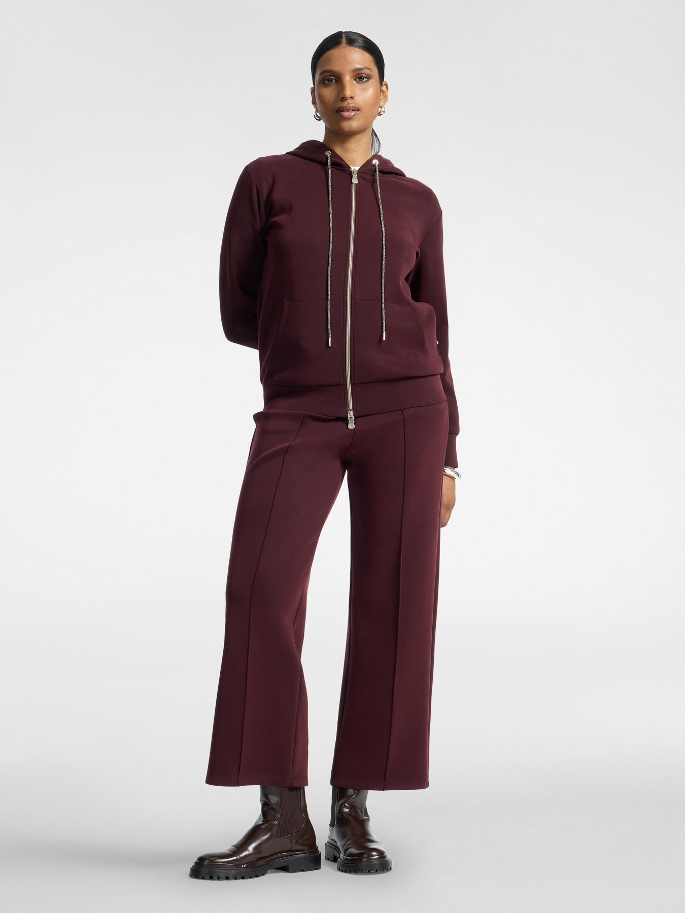 Kapuzenpullover aus Modal-Mischgewebe image number 2