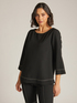 Blusa in cady stretch image number 2