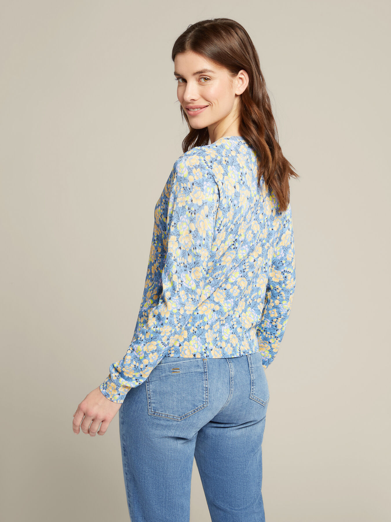 Printed cardigan image number 1