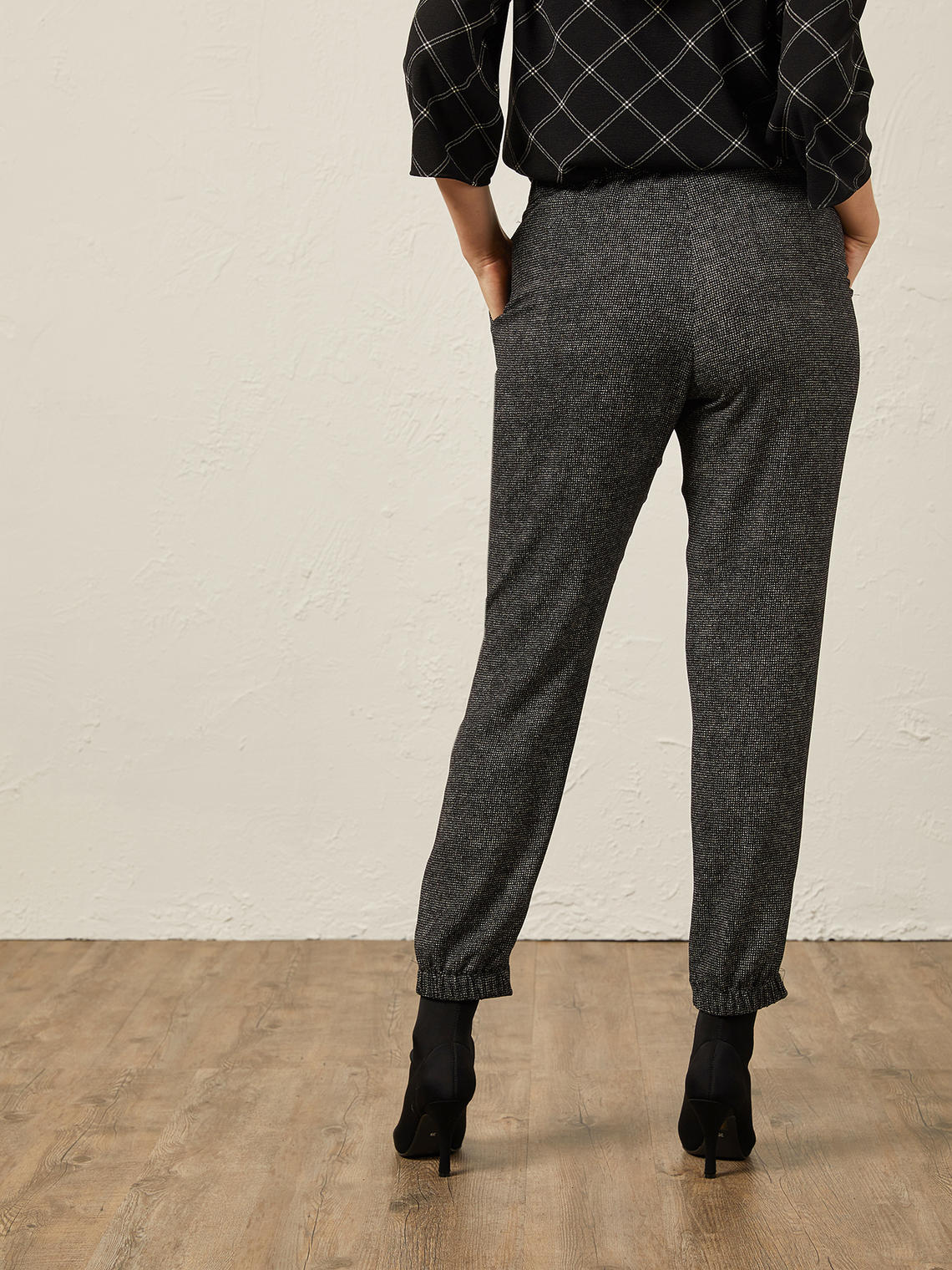 Elenamiro: Cal&ccedil;as joggers em tecido prestigioso_3