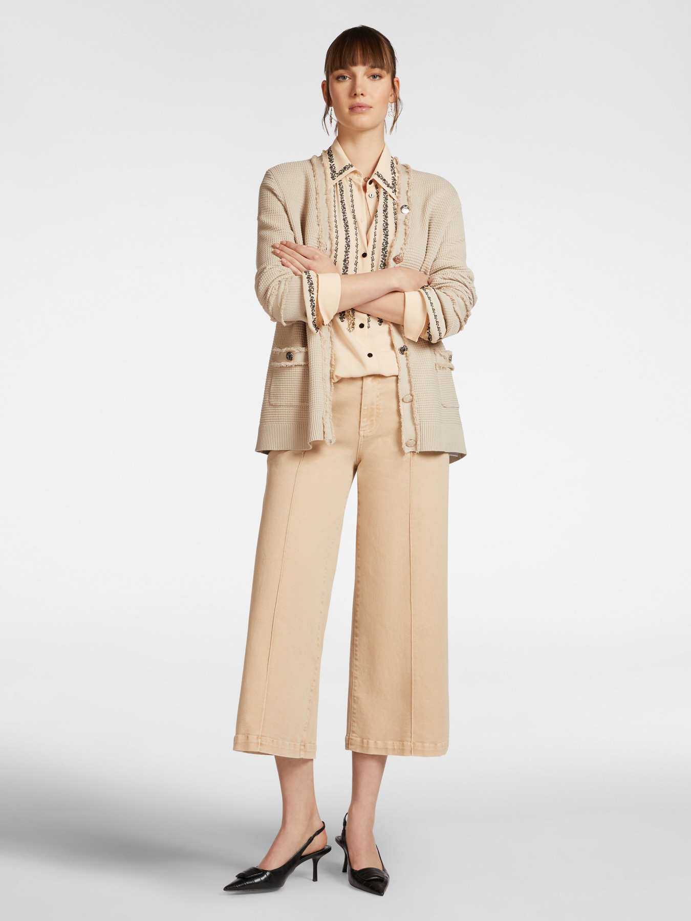 Bestickte Hemdbluse image number 6