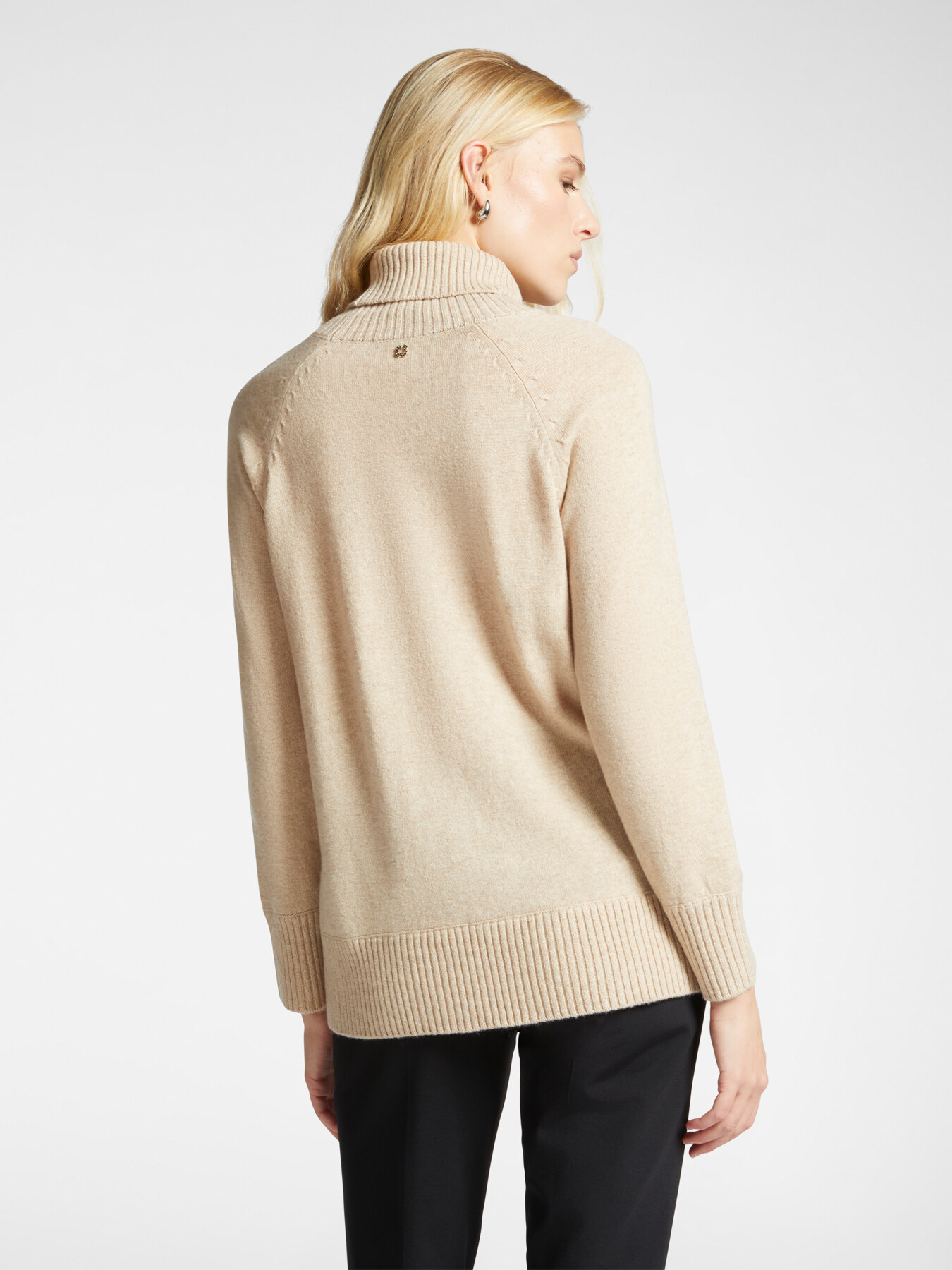 Pure wool turtleneck sweater image number 1