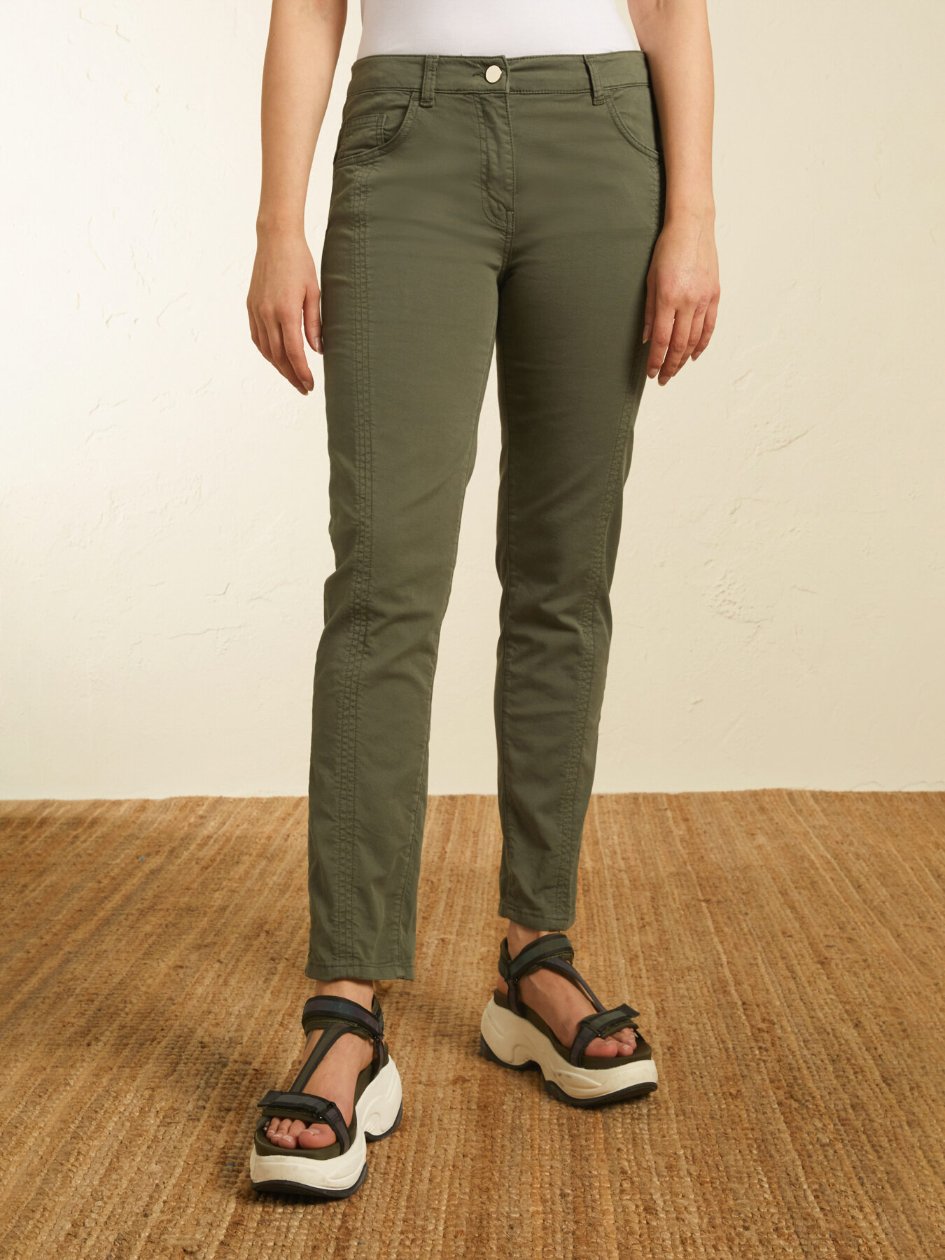 5-POCKET DRILL TROUSERS image number 3