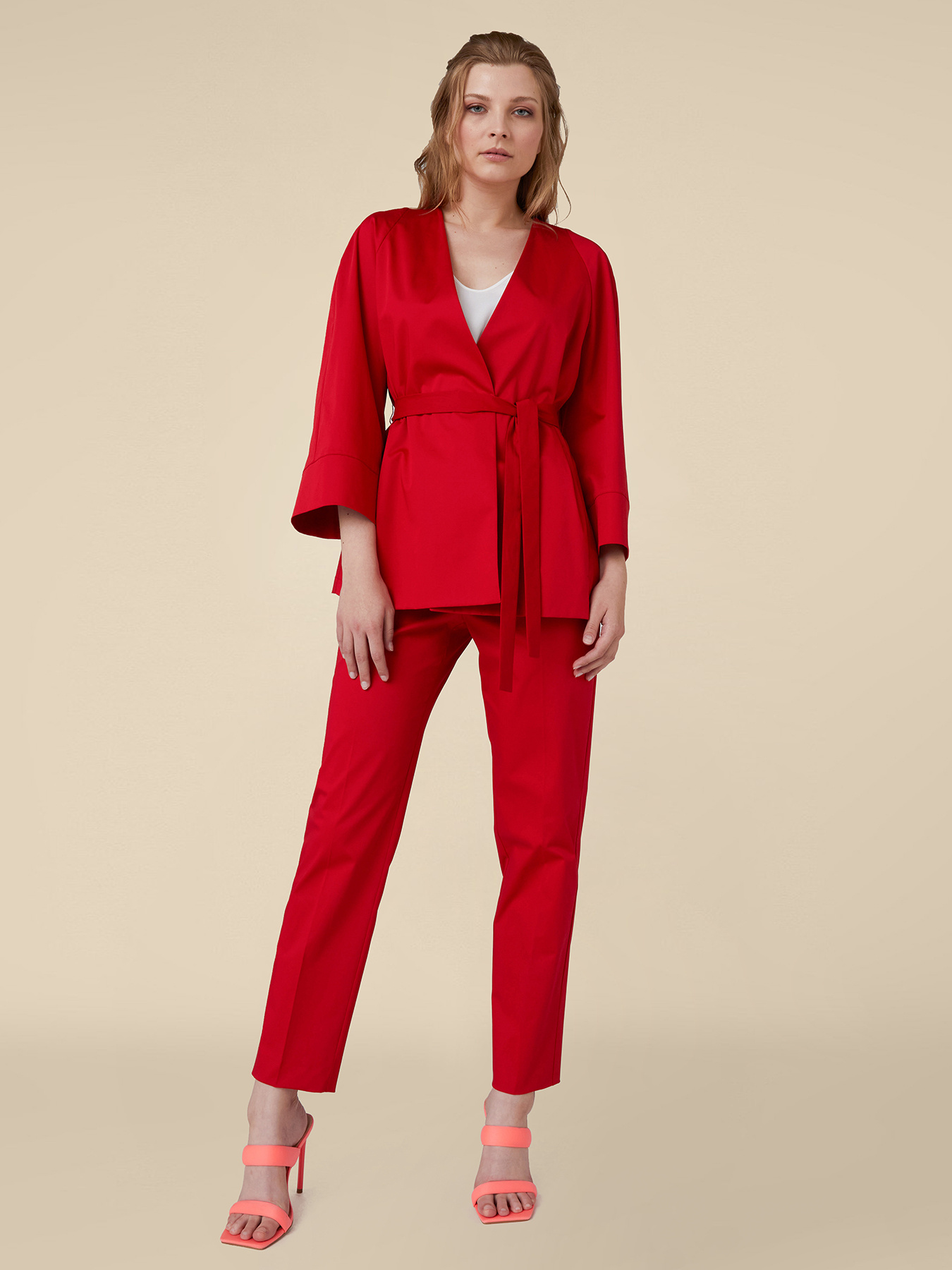 VESTE EN POPELINE STRETCH image number 0