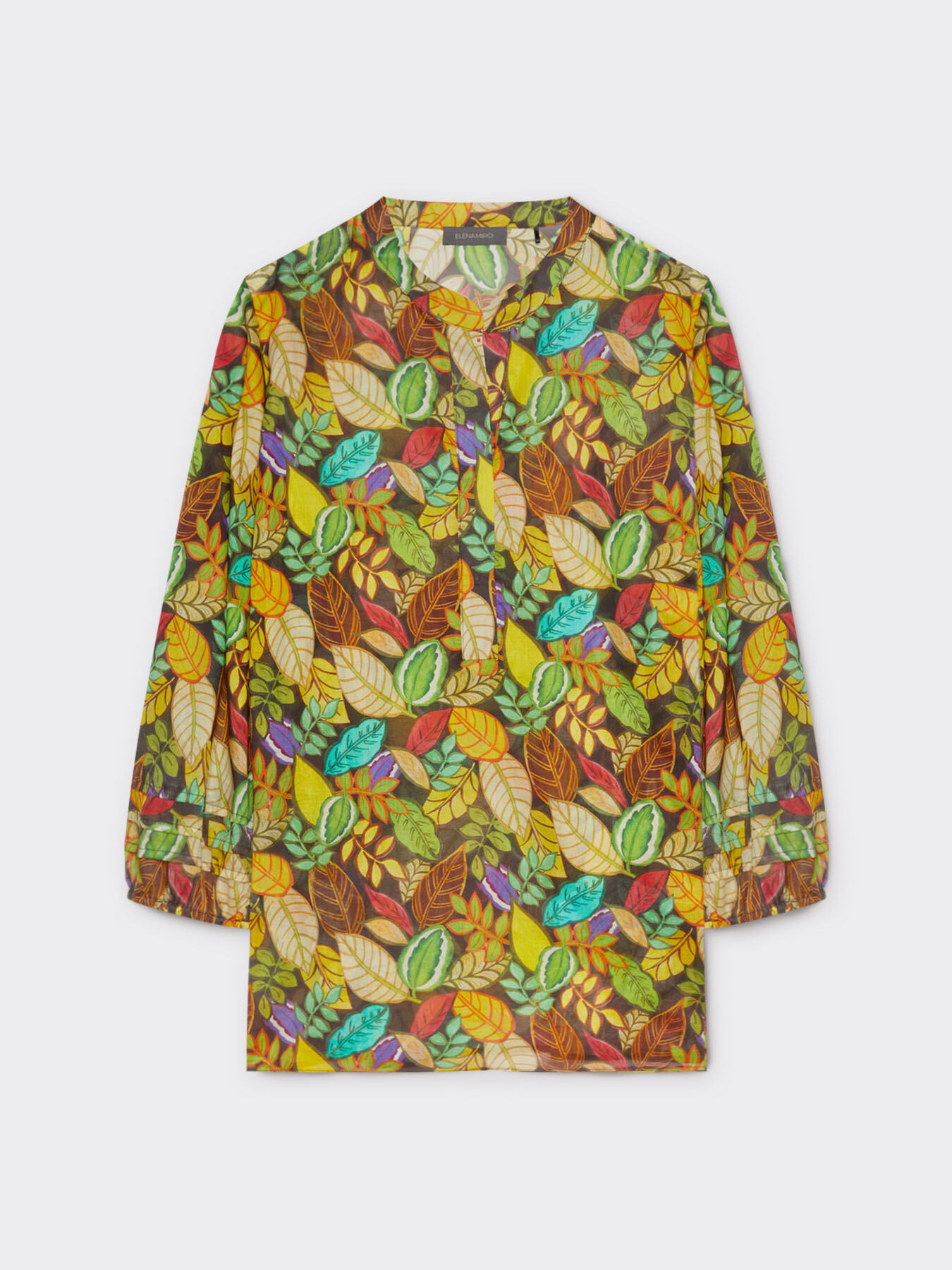 Blouse en mousseline imprim&eacute;e image number 0