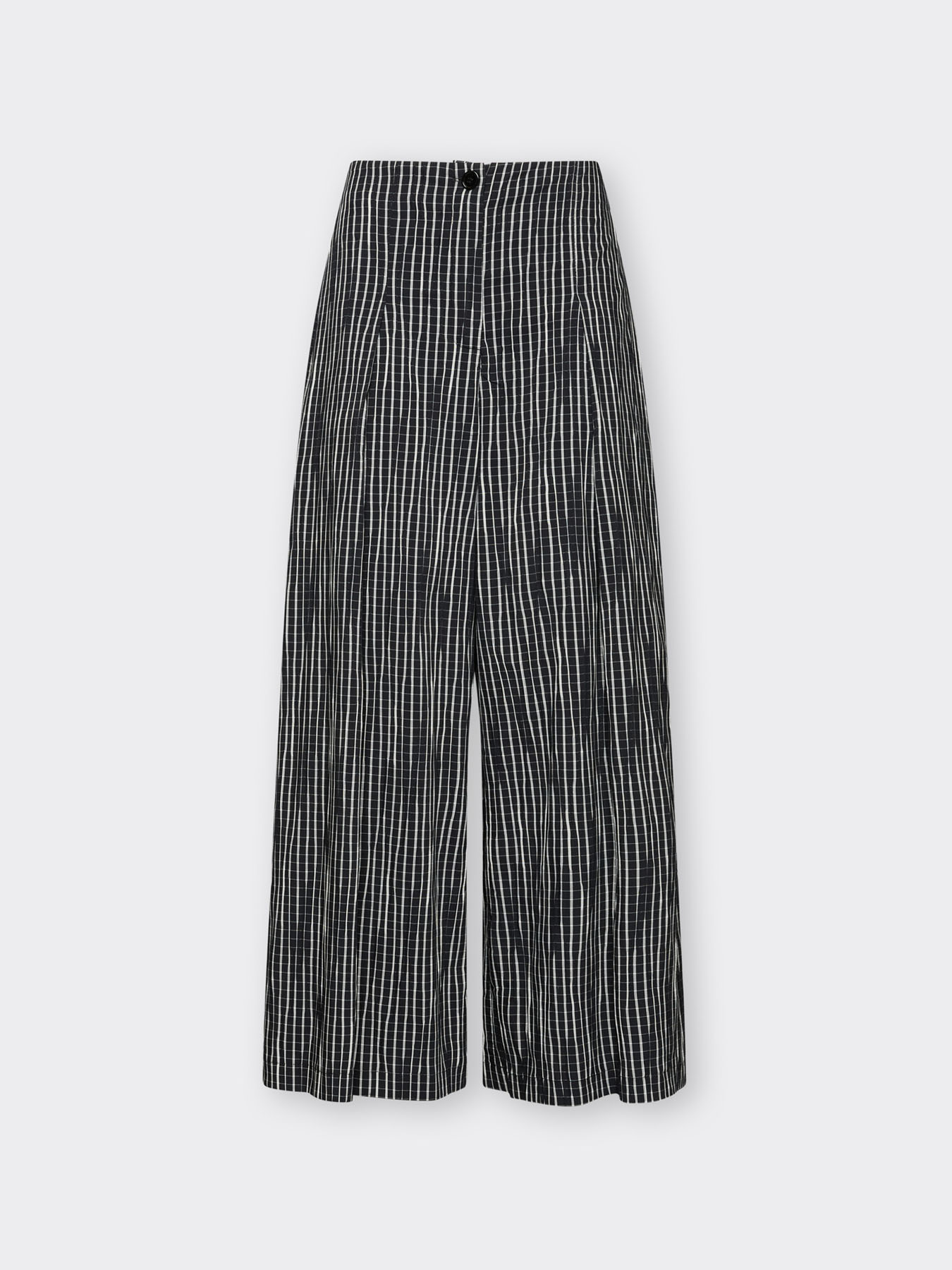 Pleated cropped trousers image number 4