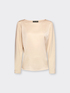Two-tone viscose T-shirt image number 4