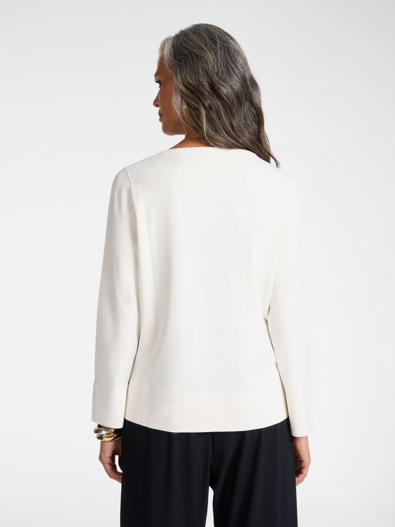 Solid color sweater image number 1