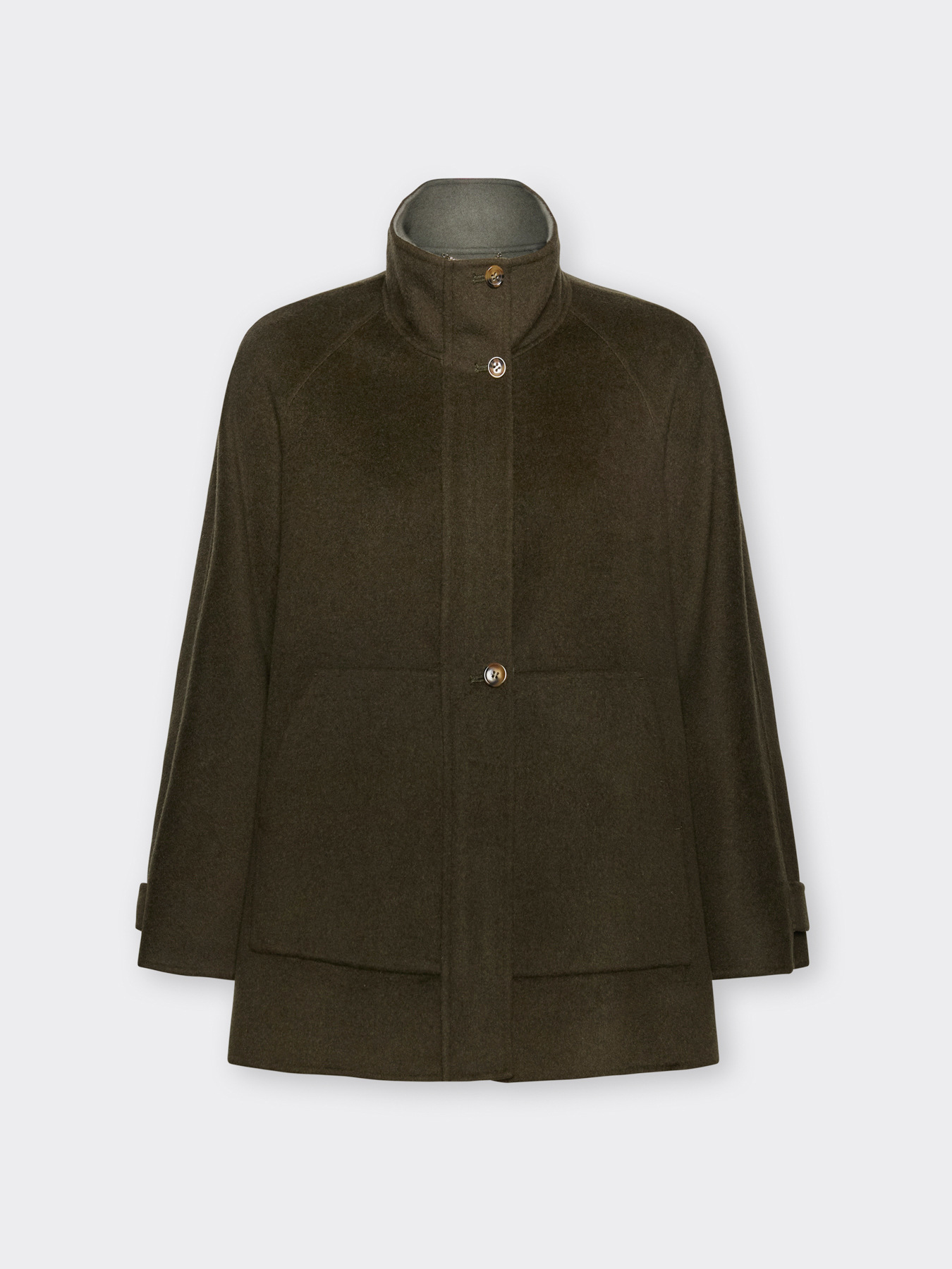 Mixed wool high neck coat image number 4