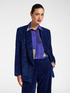Structured velvet jacket image number 0
