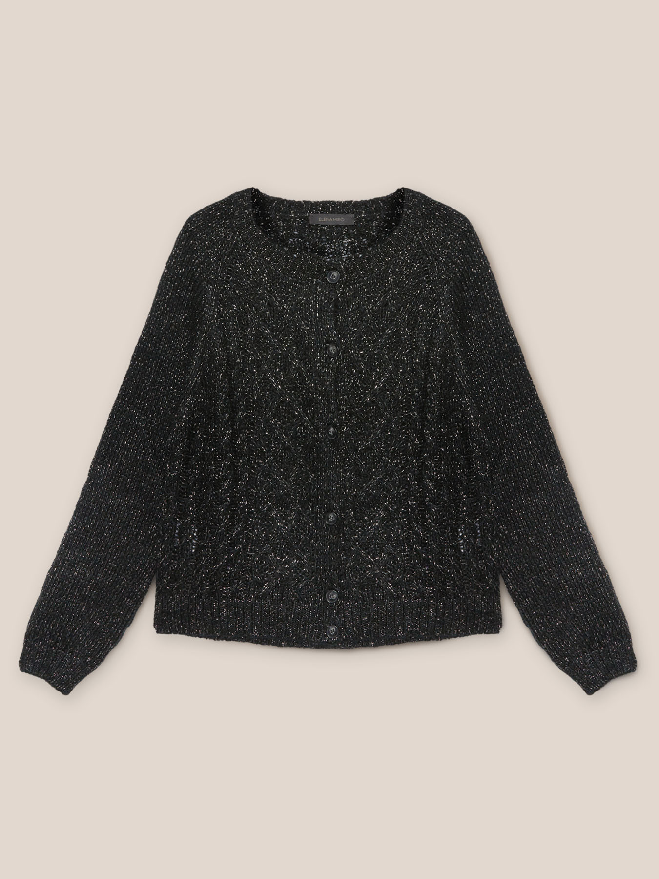 Cardig&atilde; curto com tran&ccedil;as image number 4