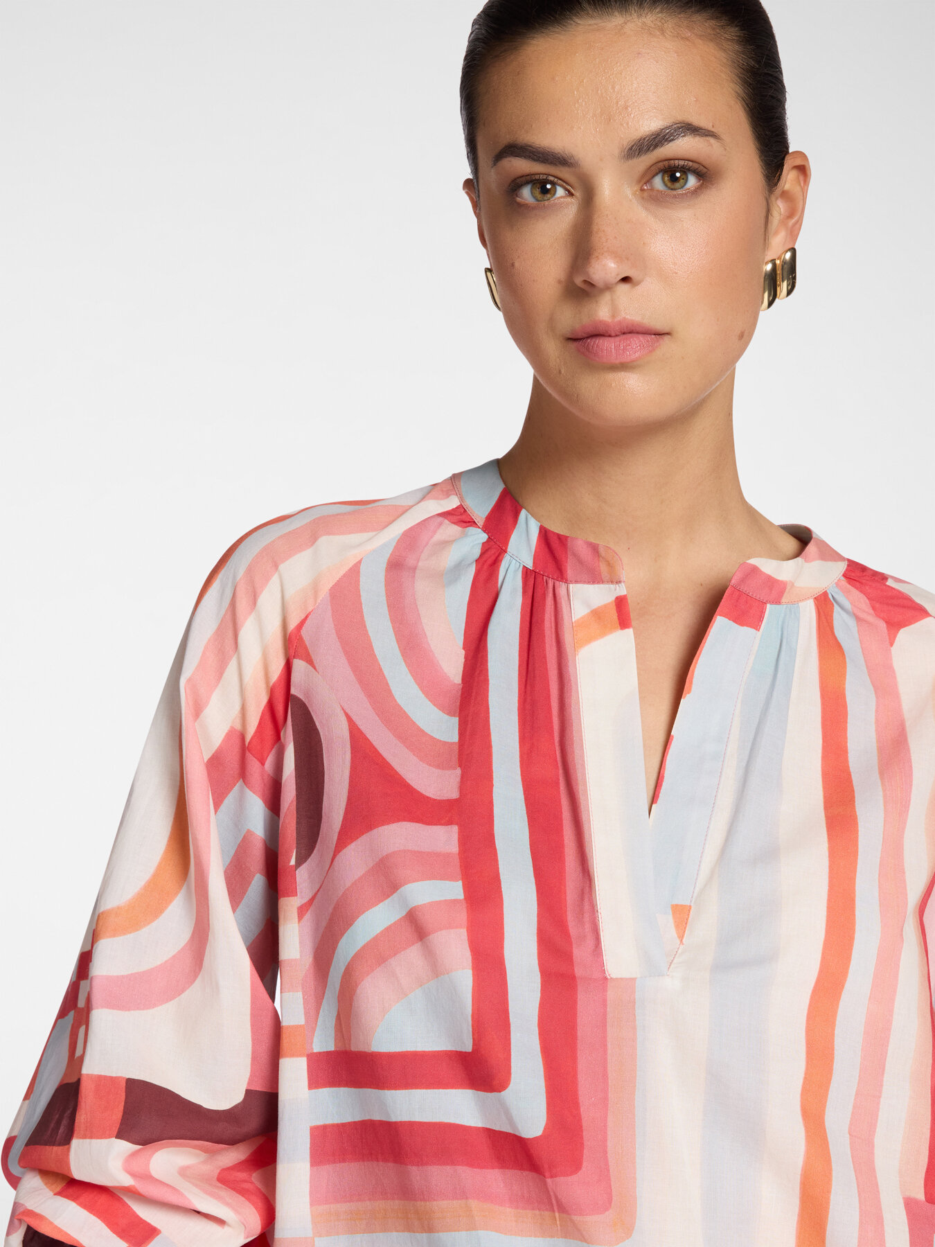 Printed blouse image number 3