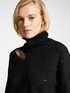 Sweater with sequins and cut-out feature image number 3