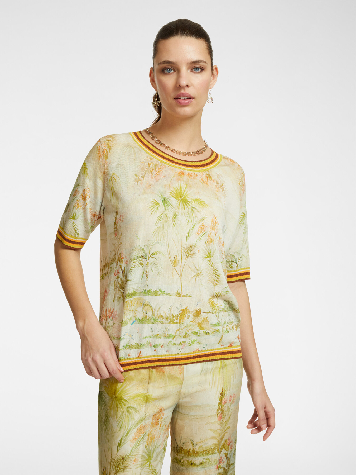 Bedruckter Pullover image number 0