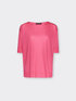 Camiseta boxy de mezcla de lyocell image number 4