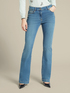 Jeans flare in cotone sostenibile image number 2