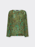 Blouse en viscose imprim&eacute;e paisley image number 4