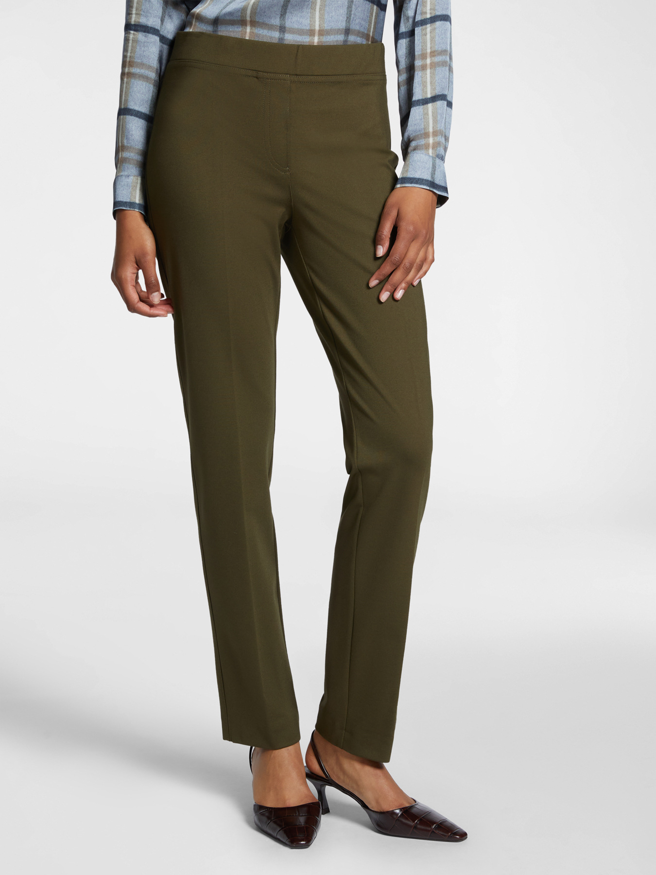 Pantalon slim en maille Milano image number 2