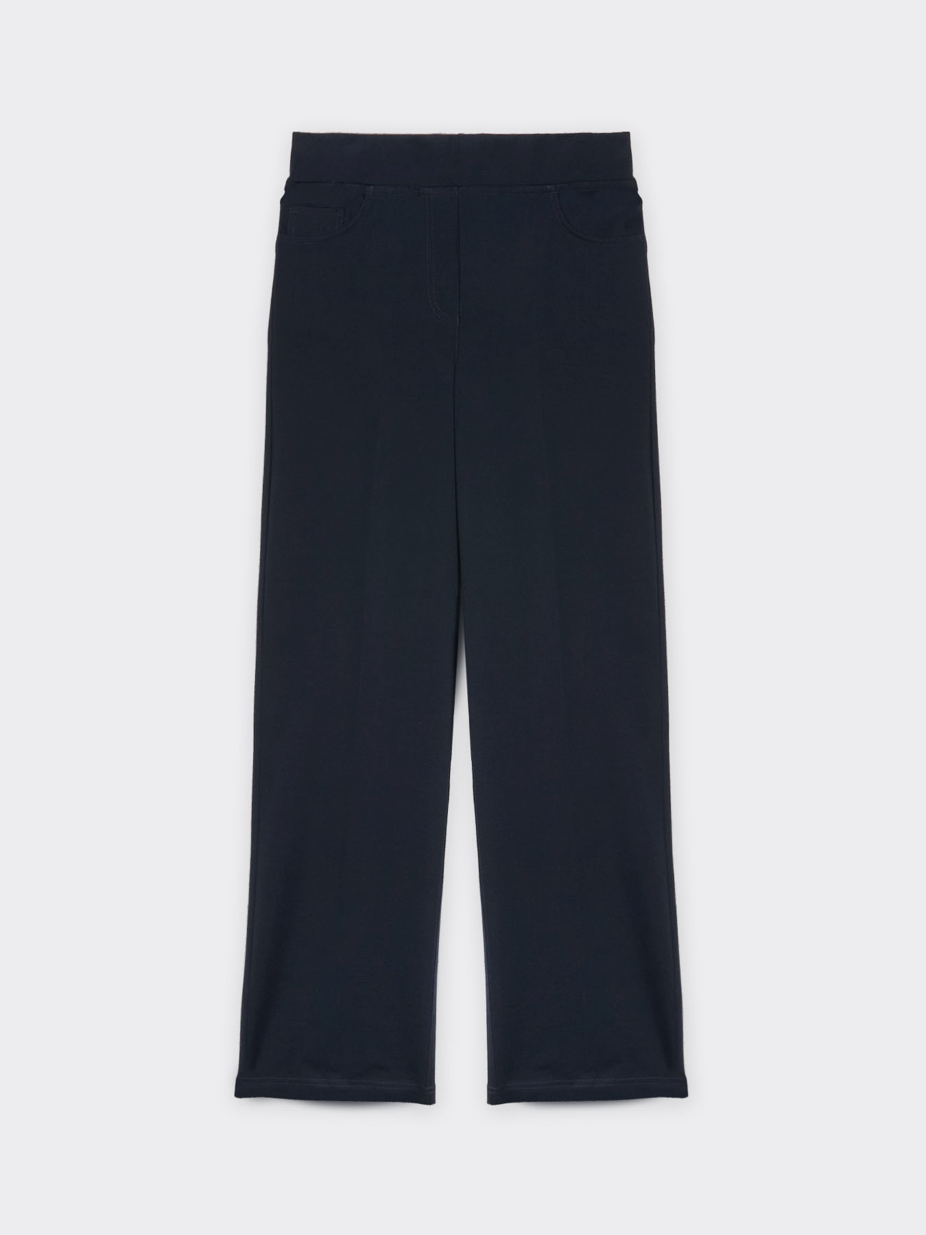 Pull-on trousers in Milano stitch image number 4