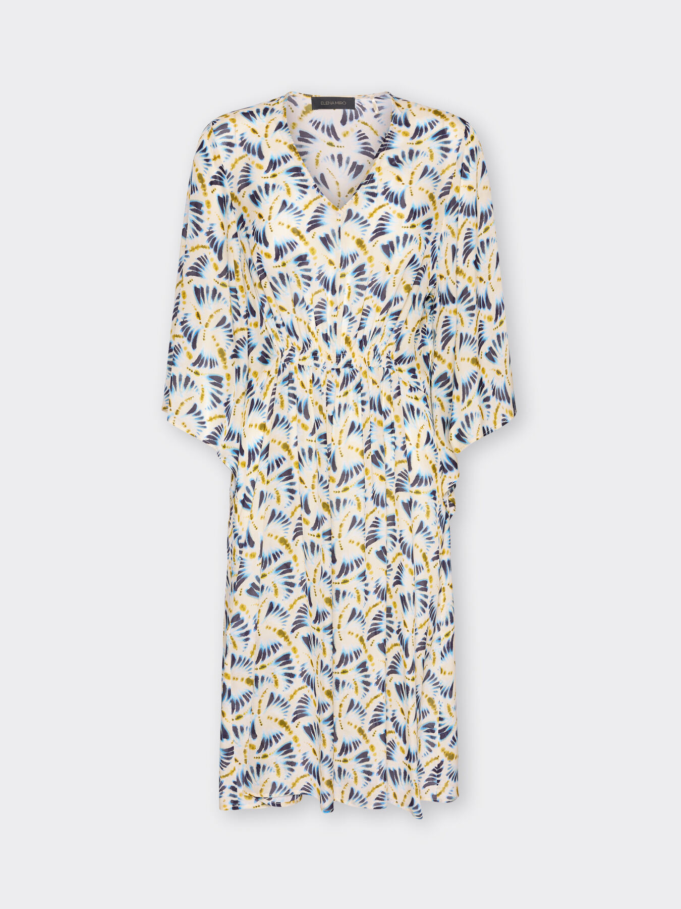 Printed viscose dress image number 4