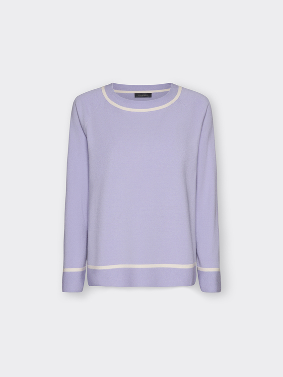 Jersey de cuello redondo a rayas