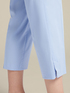 Stretch cotton Capri trousers image number 3