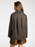 Boxy double-breasted jacket in wool blend image number 1