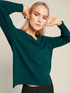 Pure carded wool sweater image number 3