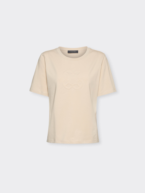 Camiseta de algod&oacute;n con logo Monogram