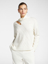 Pullover mit Pailletten und Cut-Out-Detail image number 0