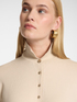 Polo-Strickpullover aus Viskose mit Schmuckkn&ouml;pfen image number 3