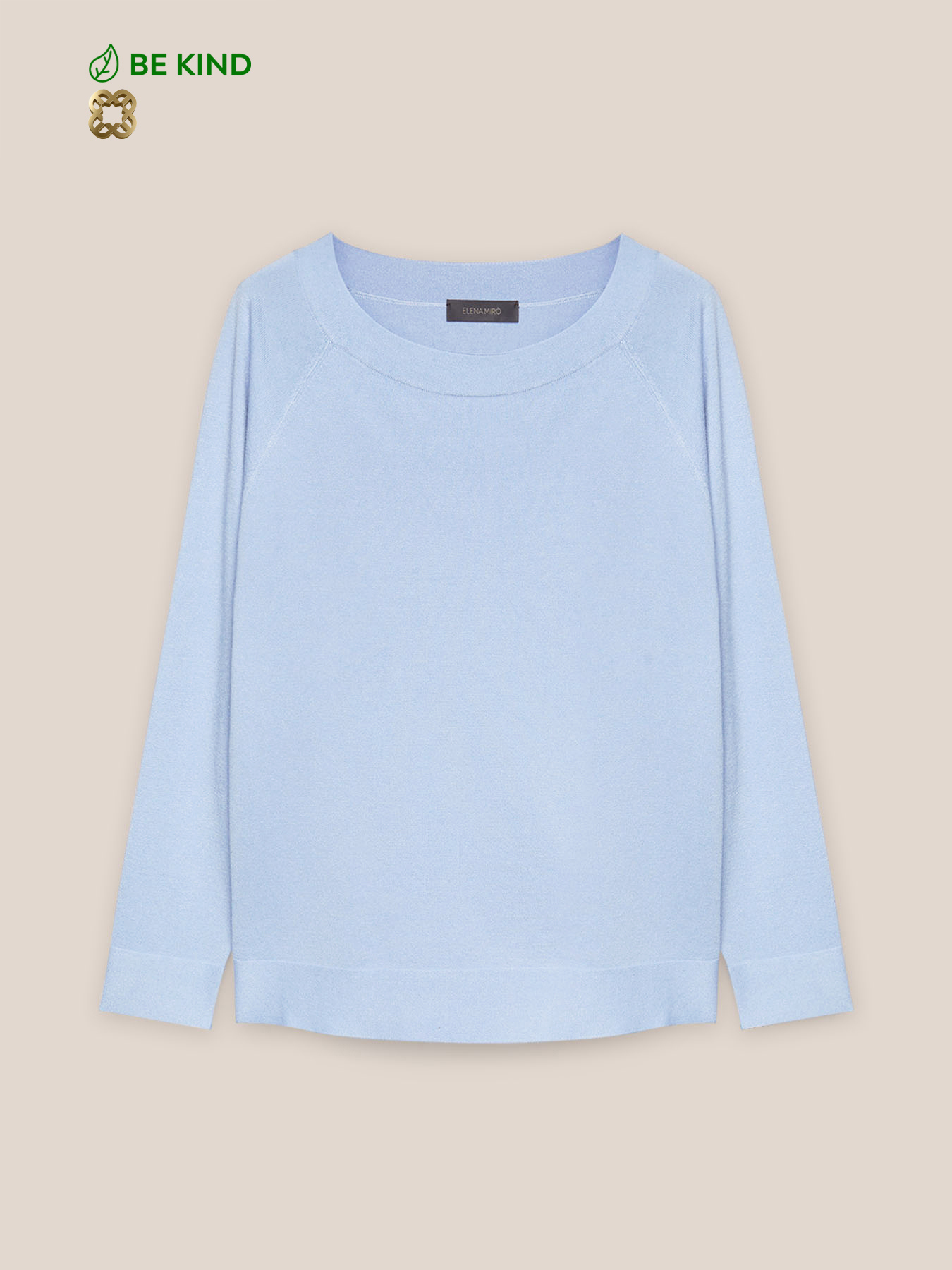 Jersey b&aacute;sico con escote de barco image number 4