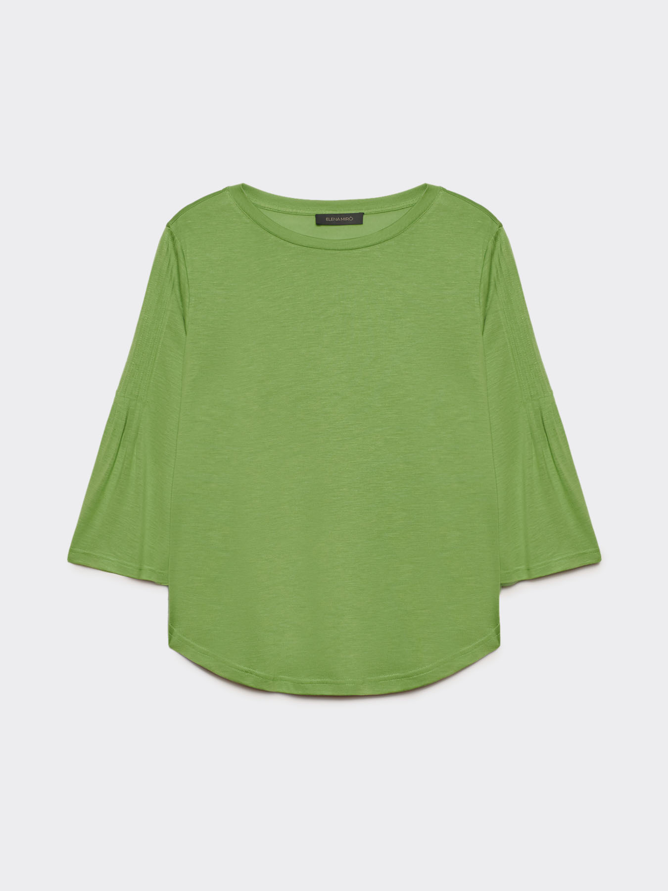 T-Shirt mit Falten an den &Auml;rmeln image number 0