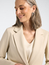 Einreihiger Blazer aus Viskosemischung image number 3