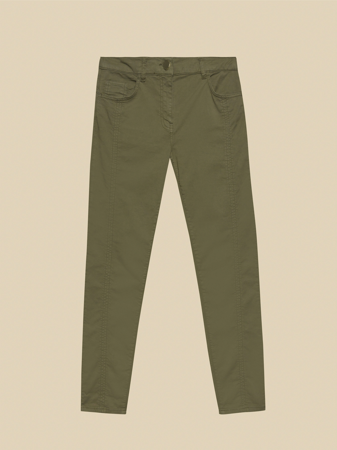 Pantaloni cinque tasche in drill - ElenaMiro.com