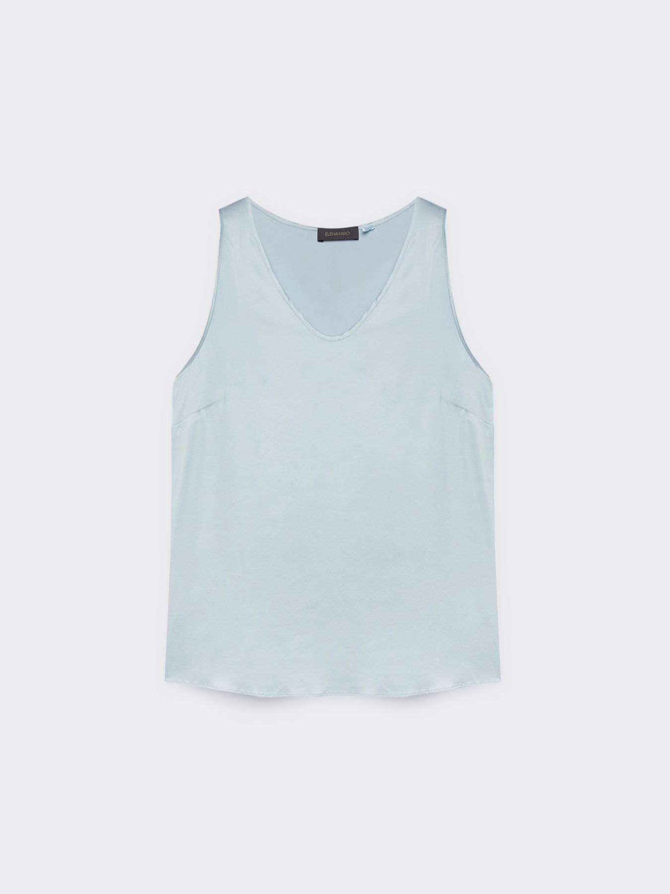 Top &agrave; col V en viscose stretch image number 4