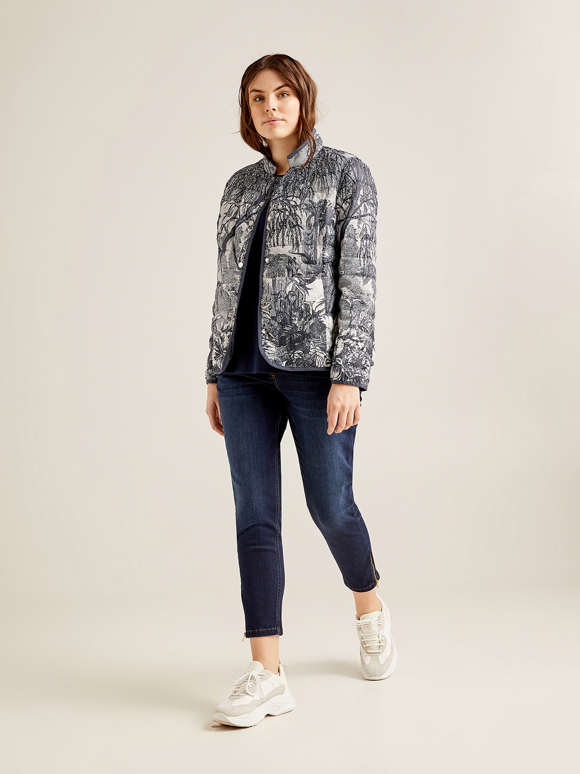 Elenamiro: Piumino reversibile con stampa_1