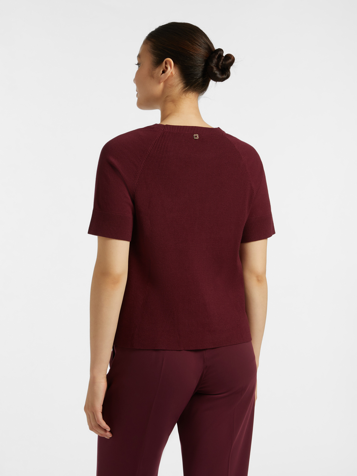 Maglia maniche corte in viscosa LENZING&trade; ECOVERO&trade; image number 1