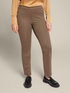 Stretch jacquard trousers image number 2