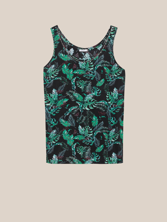 Elenamiro: Top estampado Preto_2