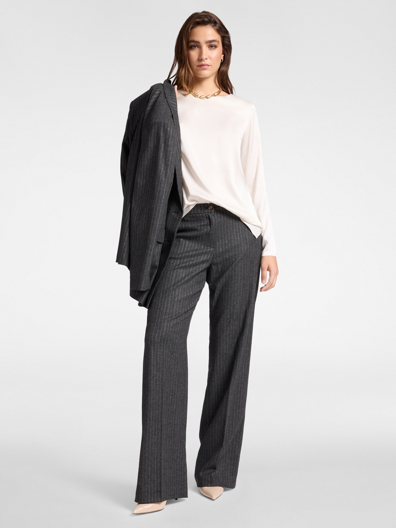 Blusa in raso image number 2