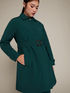 Wattierter Trenchcoat mit G&uuml;rtel image number 3