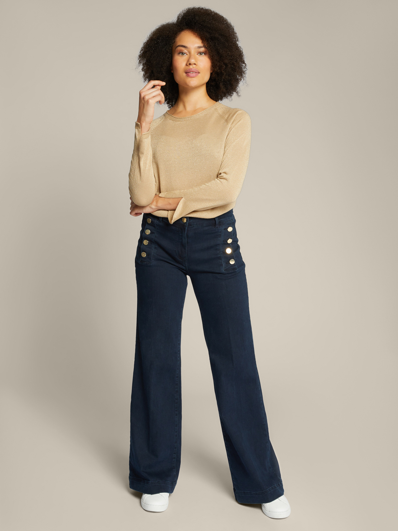 Pullover mit rundem Ausschnitt image number 5