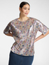 Tulle blouse with sequins image number 0